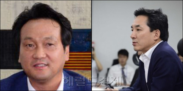 (왼쪽부터)안민석 새정치민주연합 의원, 박민식 새누리당 의원 [사진=헤럴드경제]