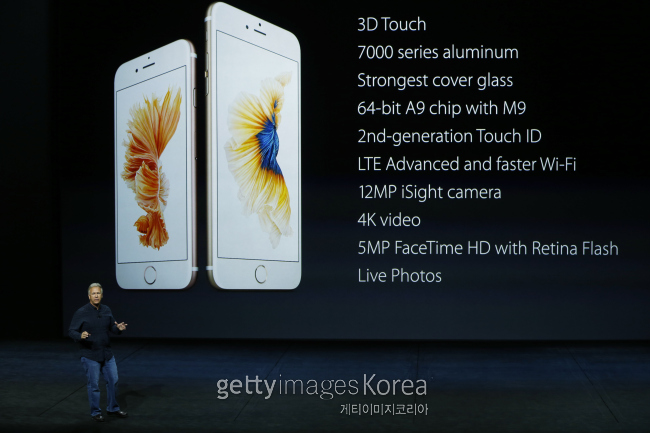 애플. 아이폰6S 발표…가장 눈에 띄는 ‘3D 터치’ 기능 뭐지? 사진=게티이미지