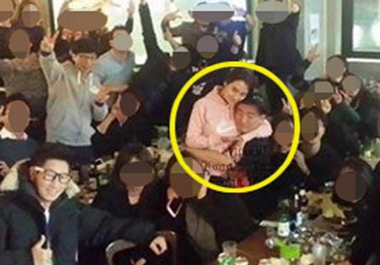 송지효, 개리 무릎에 앉아 목 감싸며…개리 표정 ‘대박’