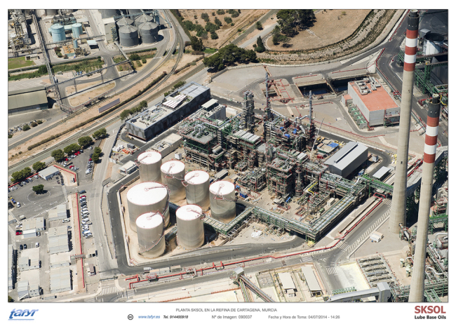 ILBOC's new lube base oil production plant in Cartagena, Spain (SK Innovation)