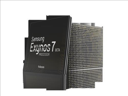 Samsung Electronics’ Exynos 7 mobile application processor, which deploys a 14nm process technology. (Yonhap)