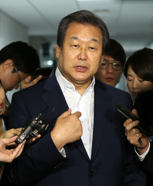 The ruling Saenuri Party leader Rep. Kim Moo-sug. Yonhap