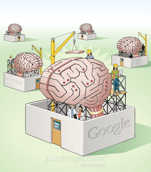 인공지능(AI) 역량 강화에 나선 IT 거인들 [자료=게티이미지]