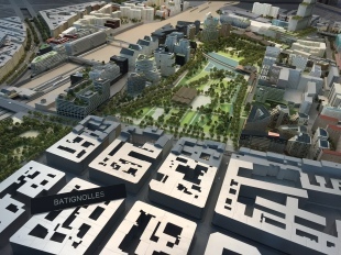 A replica of Clichy-Batignolles Lee Hyun-jeong/The Korea Herald