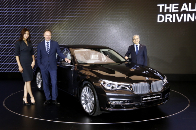14일 국내 공식 출시된 BMW 뉴 7시리즈.