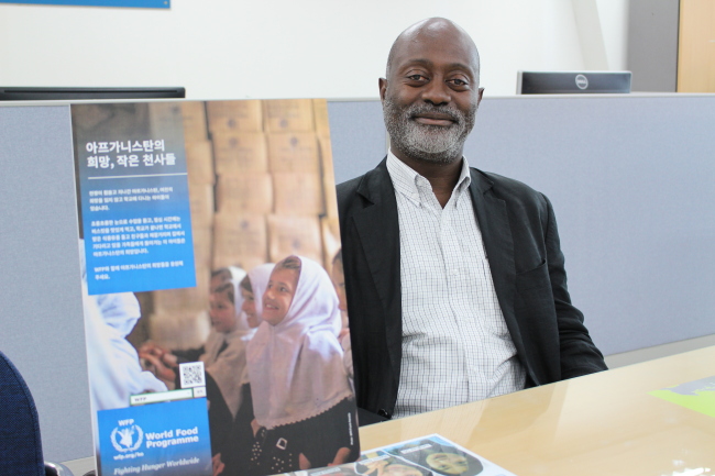 Claude Jibidar, country director of the World Food Program in Afghanistan.   World Food Program
