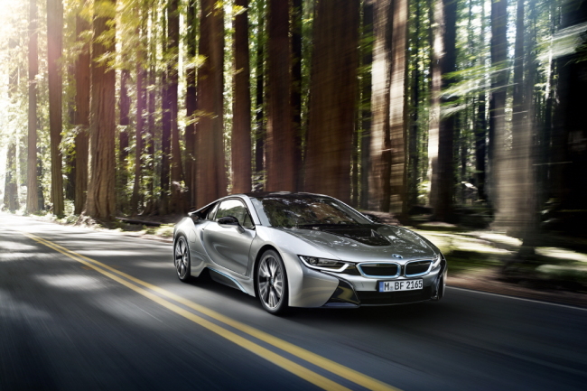 The BMW i8 plug-in hybrid sports car (BMW Group Korea)