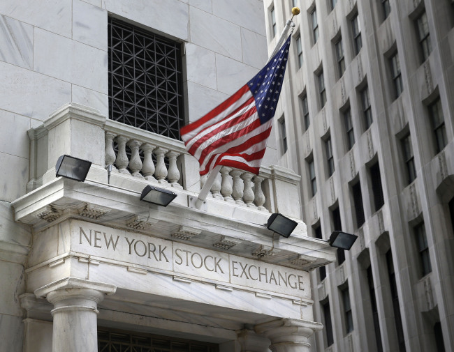 This file photo, shows the New York Stock Exchange. World stock markets rose Oct. 9, 2015, on expectations the Federal Reserve will keep interest rates at a record low for at least several more months. (AP)
