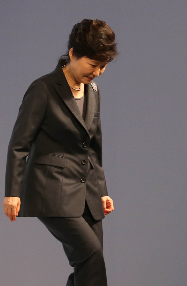 South Korea's President Park Geun-hye. Yonhap