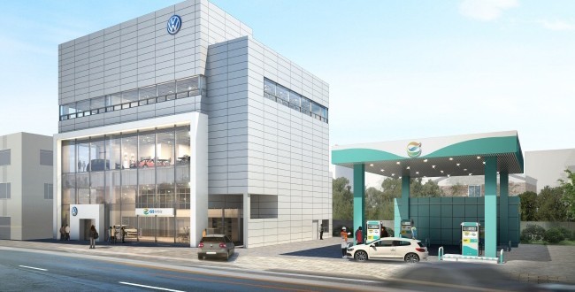A Volkswagen showroom run by GSMbiz in northern Seoul.   GS