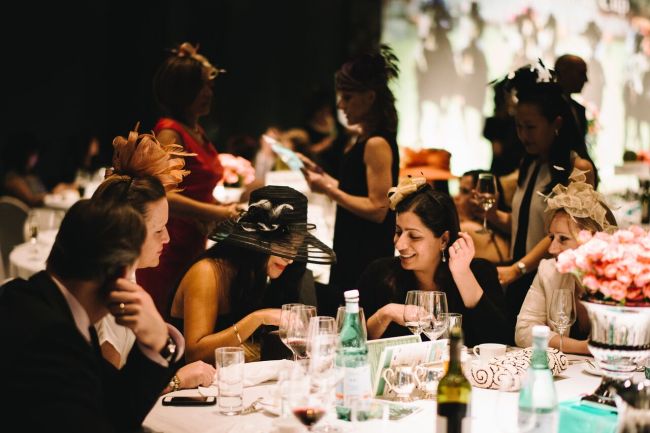 Guests attend last year’s ANZA Melbourne Cup Charity Luncheon.   ANZA