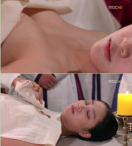 조보아, 아찔했던 가슴노출…방송사고인 줄
