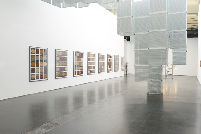 Installation view of Yang Haegue's exhibition at the Ullens Center for Contemporary Art in Beijing. (UCCA)