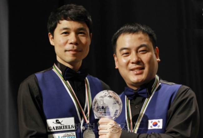 12월 프랑스 보르도 세계선수권에 출전하는 허정한과 조재호(왼쪽부터). 세계 16위 허정한은 월드컵 시드권을 배정받는 12위 입성이 절대과제며 내친 김에 탑10 진입을 노려볼 기회다. 조재호는 현 랭킹 8위를 어떻게든 수성해야 한다.