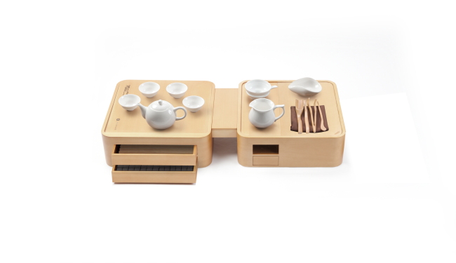 Tea tables designed by Tommy Li for Ying Kee (Tommy Li)