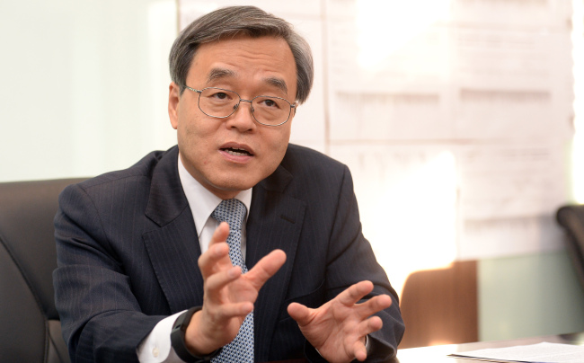 KBIO president Seo Jeong-sun (Ahn Hoon/The Korea Herald)