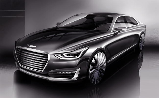 The Genesis G90, introduced as EQ900 in Korea.   Hyundai Motor
The Genesis G90, introduced as EQ900 in Korea.   Hyundai Motor