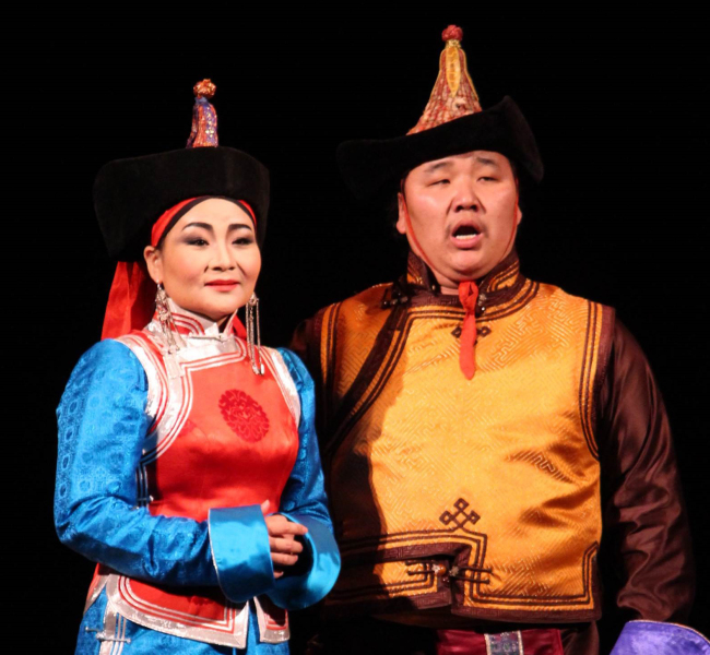 Artists from the Mongolian State Academic Theater of Opera and Ballet.   Mongolian Embassy