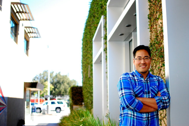Tapas Media founder and CEO Chang Kim poses following an interview with The Korea Herald in Palo Alto, California. Elaine Ramirez/The Korea Herald