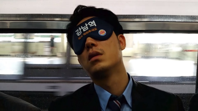 A scene from Burger King’s award-winning video campaign titled “Start your morning like a king” (Burger King)