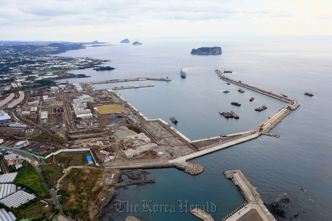 Jeju naval base (Yonhap)