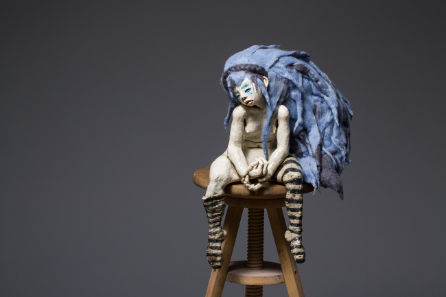 "Debutantes: 7 sins (sloth)" by Sohn Jung-hee (Hakgojae Gallery)