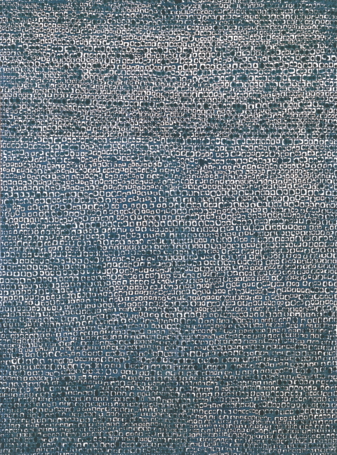 “Where, in What Form, Shall We Meet Again, 16-IV-70 #166” by Kim Whanki (Gallery Hyundai)