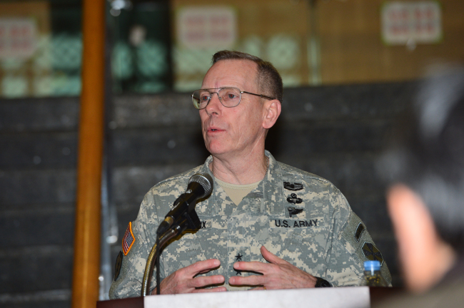 Lt. Gen. Bernard Champoux. Yonhap