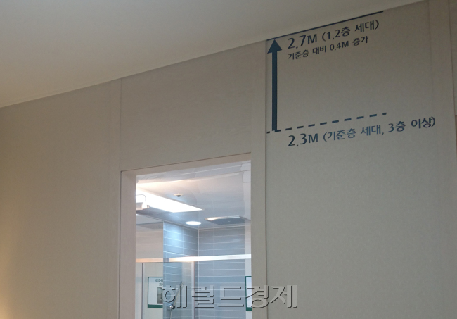 ‘안성 푸르지오’ 저층부에 적용된 확장형 필로티.