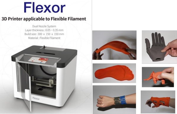대림화학이 CES 2016 전시회에 출시하는 3D프린터 Flexor.<br />　<br />　
대림화학이 CES 2016 전시회에 출시하는 3D프린터 Flexor.
　
　