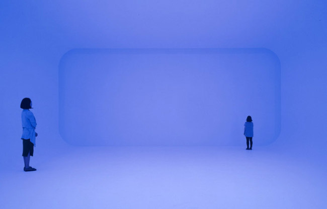 The “Ganzfel” installation at the James Turrell exhibition, currently being held at the Museum SAN in Wonju, Gangwon Province.   Museum SAN