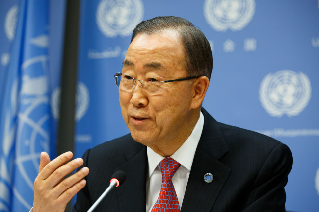 United Nations Secretary-General Ban Ki-moon. Xinhua-Yonhap