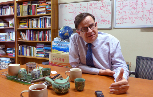 Andrei Lankov, professor at Kookmin University in Seoul and a renowned international scholar on North Korea.   Joel Lee/The Korea Herald