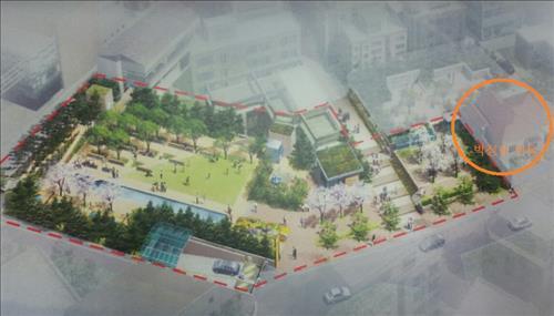 An image of the envisioned park commemorating former President Park Chung-hee (Office of Byun Chang-yoon/Yonhap)