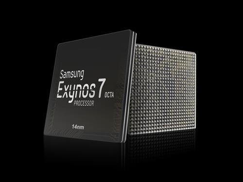 Samsung Electronics‘ Exynos 7 Octa built on the 14-nanometer FinFET chip technology. (Samsung Electronics)
