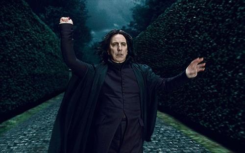 (Scene from the movie "Harry Potter" series)