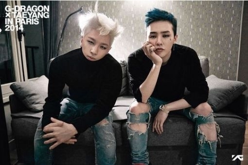 Taeyang (left) and G-Dragon of Big Bang (YG Entertainment)