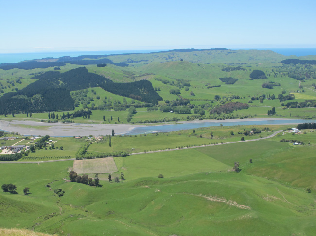 Hawke’s Bay, one of New Zealand’s prized wine-making region on the North Island. (Liza Weisstuch/TNS)