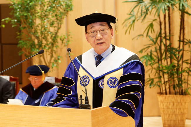 Yonsei University president Kim Yong-hak