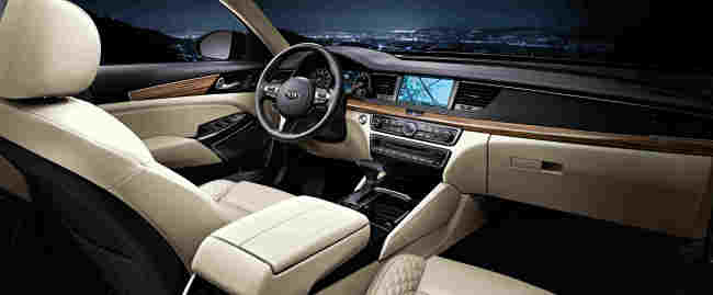 Interior of the new K7 (Kia Motors)