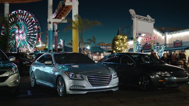 A screenshot of Hyundai Motor’s commercial “First Date,“ featuring its flagship luxury Genesis sedan. The ad was picked as the most popular ad among the 2016 Super Bowl commercials. (Hyundai Motor)