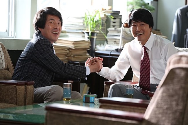 A scene from “The Attorney” produced by NEW, whose investors include Huace Media Investment.  (NEW)