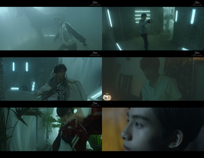 Stills from the teaser video for upcoming S.M. boy band NCT (S.M. Entertainment)