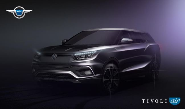 The Tivoli Air will be introduced as the XLV during the Geneva International Motor Show next month.