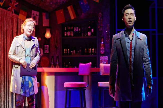 A scene from director Kolleen Park’s lastest musical production, “Airport Baby,” which is being staged until March 6 at the Art One Theater in Daehangno, Seoul. (Seensee Company)