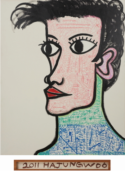 Actor Ha Jung-woo‘s painting “Keep Silence” (I Auction)