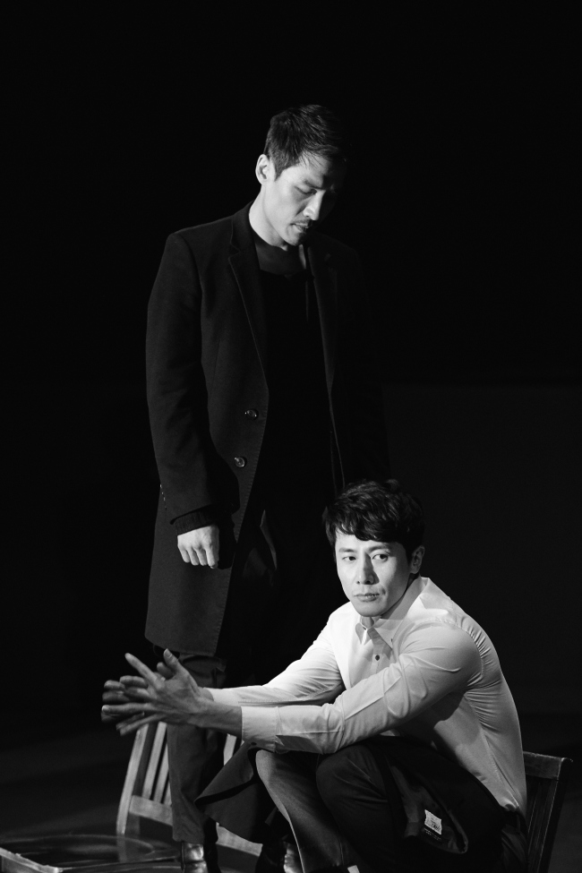 Promotional image for “The Empire of Light,” a joint Korea-France play based on Korean novelist Kim Young-ha’s “Your Republic is Calling You” (National Theater Company of Korea)