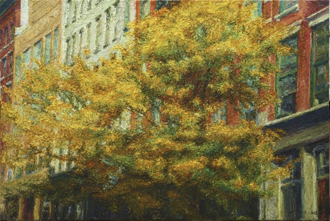 West Broadway, 캔버스에 아크릴, 130×194㎝, 2015     [사진제공=금호미술관]
