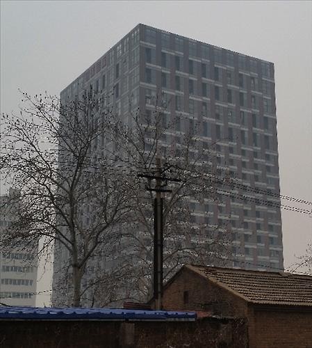 지난 4일 찾은 '조선중앙은행 베이징지점' 등록주소지인 베이징 상가건물. 이 건물에서는 '조선중앙은행'의 흔적을 찾을 수 없었다. (Yonhap)