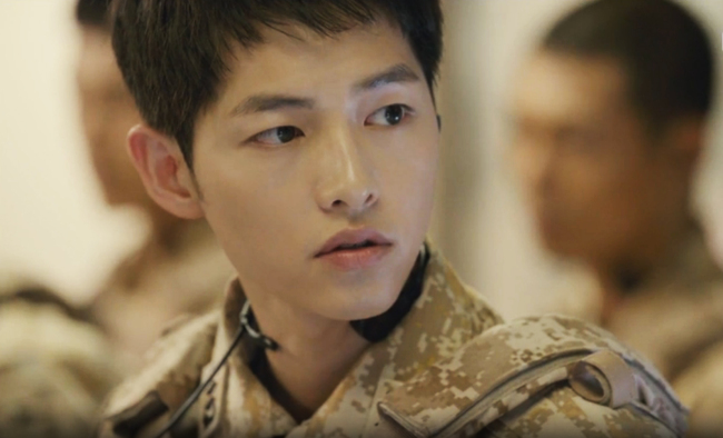 Actor Song Joong-ki in “Descendants of the Sun" (KBS2)